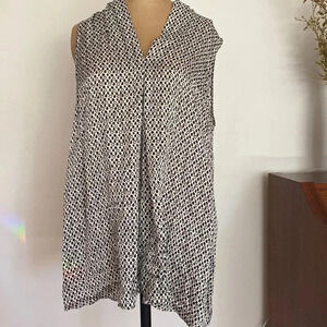 Lafayette 148 tank blouse sz L 100% silk great condition